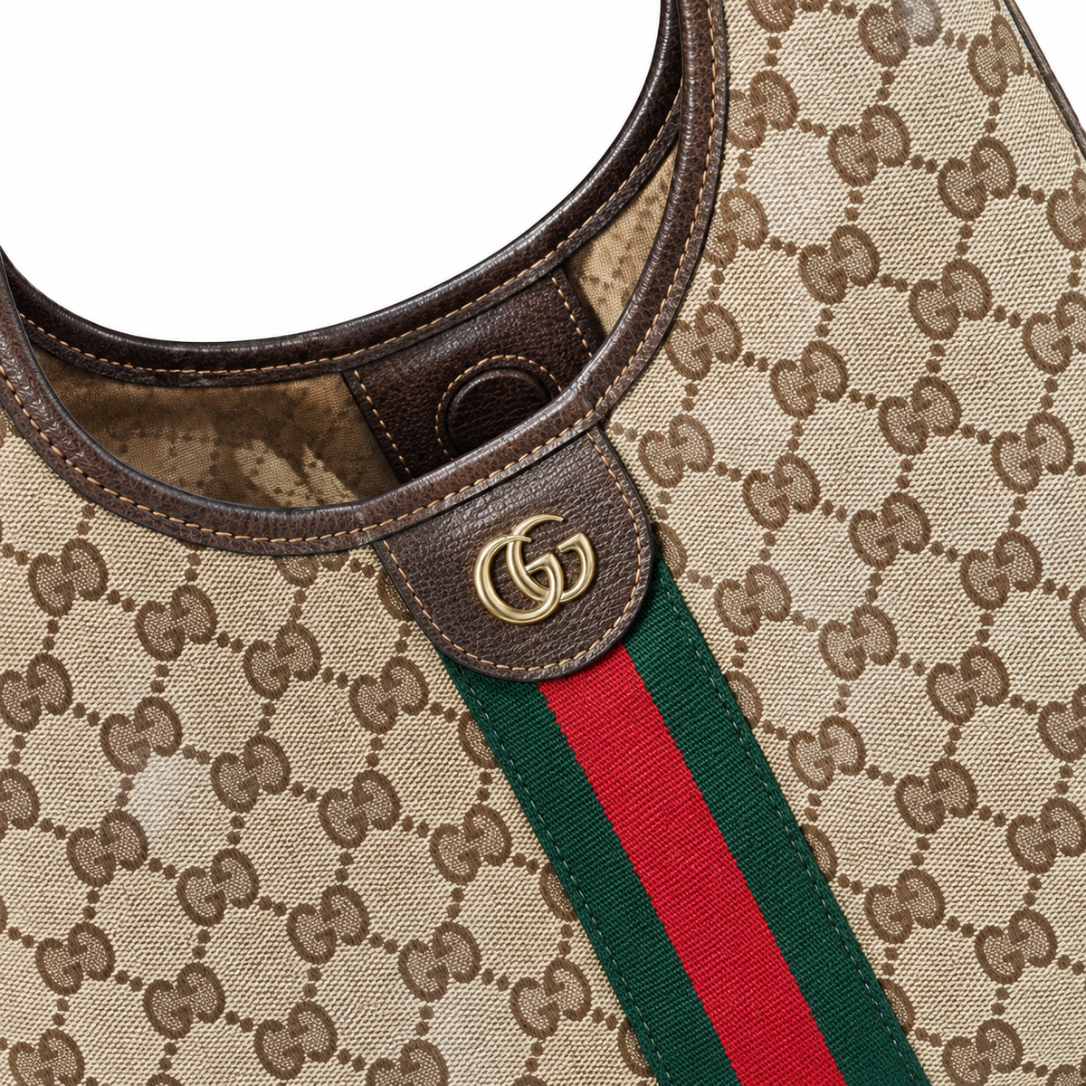 Gucci Ophidia GG Supreme Web Hobo Tote