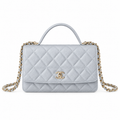 Chanel Quilted Chain Flap Bag 18.5cm