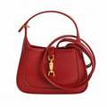 Gucci Jackie 1961 Mini Hobo in Red Polished Leather