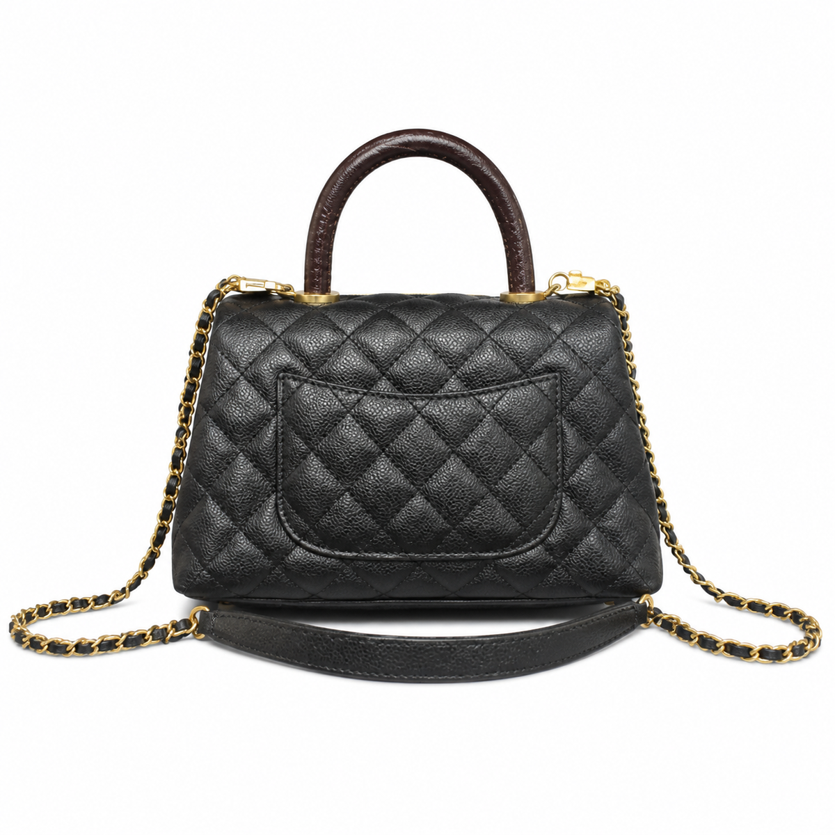 Chanel Classic CC Quilted Flap Bag | Gold Hardware & Chain — 24cm