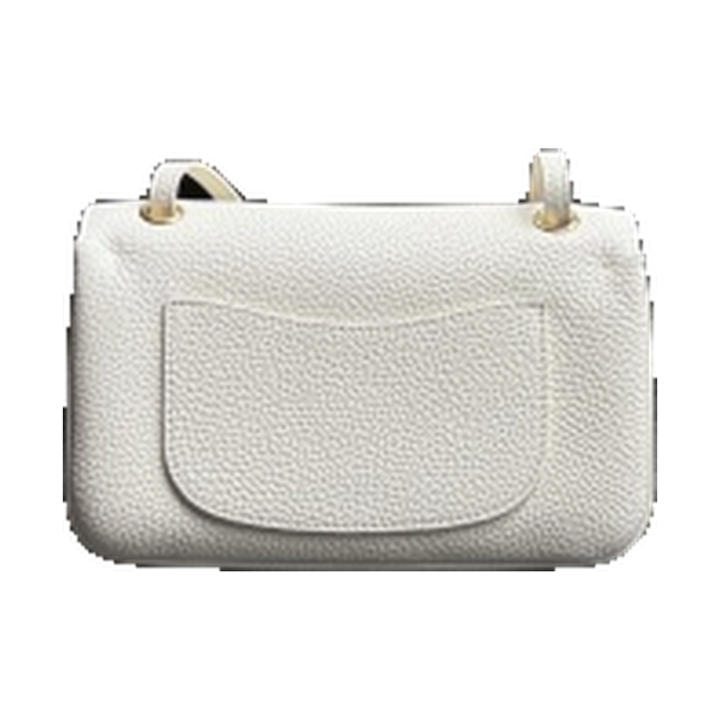 Chanel Classic Quilted Mini Flap Bag | CC Turn-Lock Leather Chain Strap — 13cm