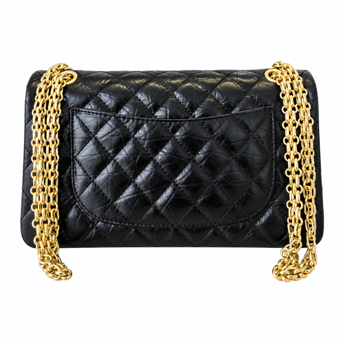 Chanel Wide Quilted Crossbody Bag 25cm