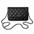Chanel Classic Quilted Flap Bag | CC Turn-Lock Leather Chain Strap — 19cm