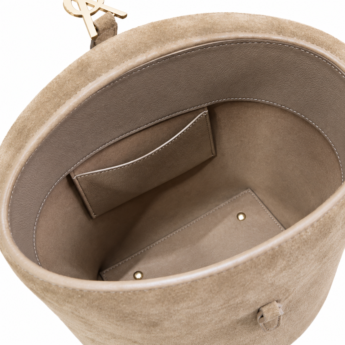 YSL Le 37 Bucket Bag – Camel Suede