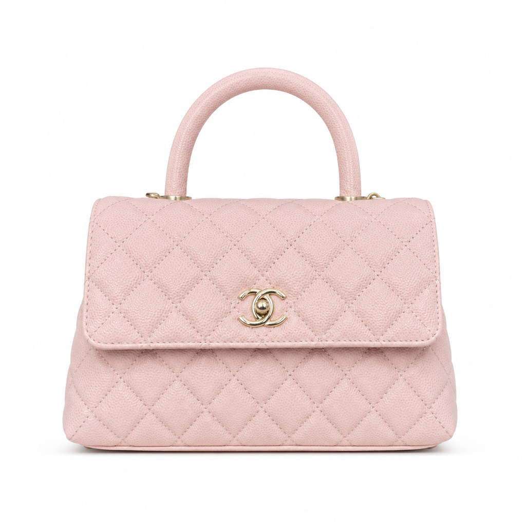 Chanel Classic CC Quilted Flap Bag | Gold Hardware & Chain — 24cm