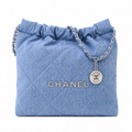 Chanel Classic Quilted Large Tote Bag | CC Hardware Leather Chain Strap — 35x37cm
