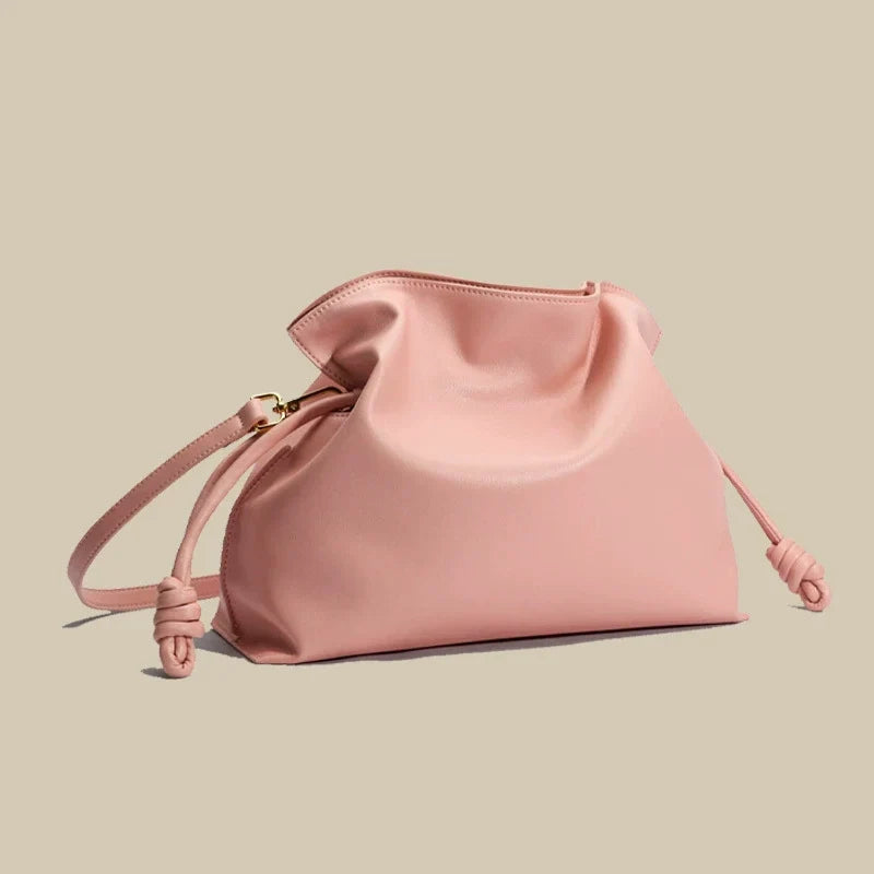 Women's Luxury Statement Top Handle Bag – Sculptural Premium Structured Purse 27×15×9cm