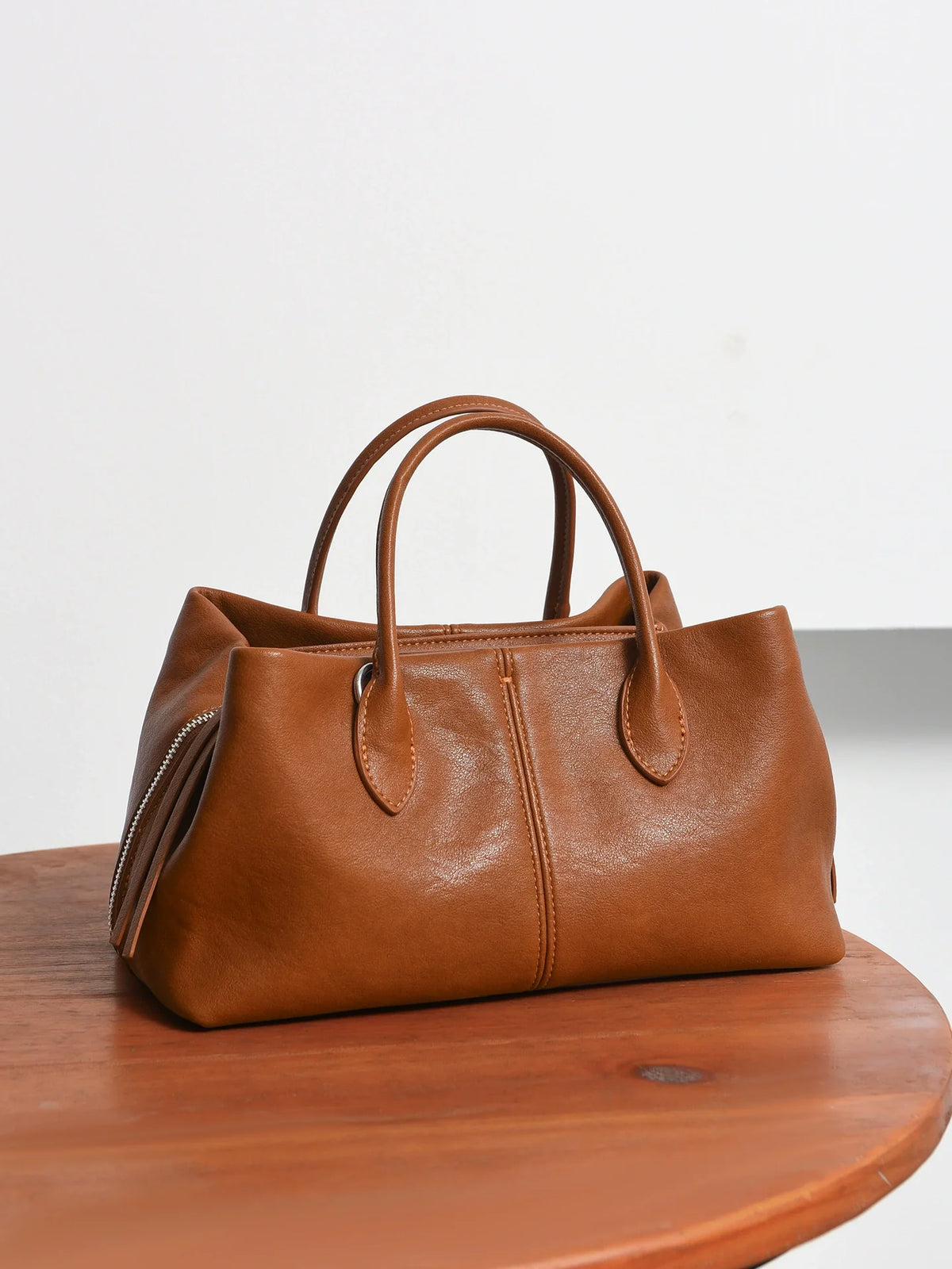 Luxury Women's Structured Handbag | Elegant Minimalist Tote 27×15×9cm