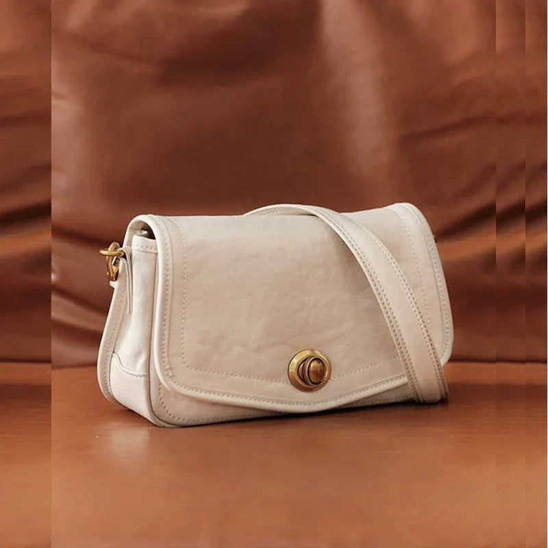 Women's Croc Embossed Shoulder Bag – Textured Exotic-Print Luxury Purse 27×15×9cm