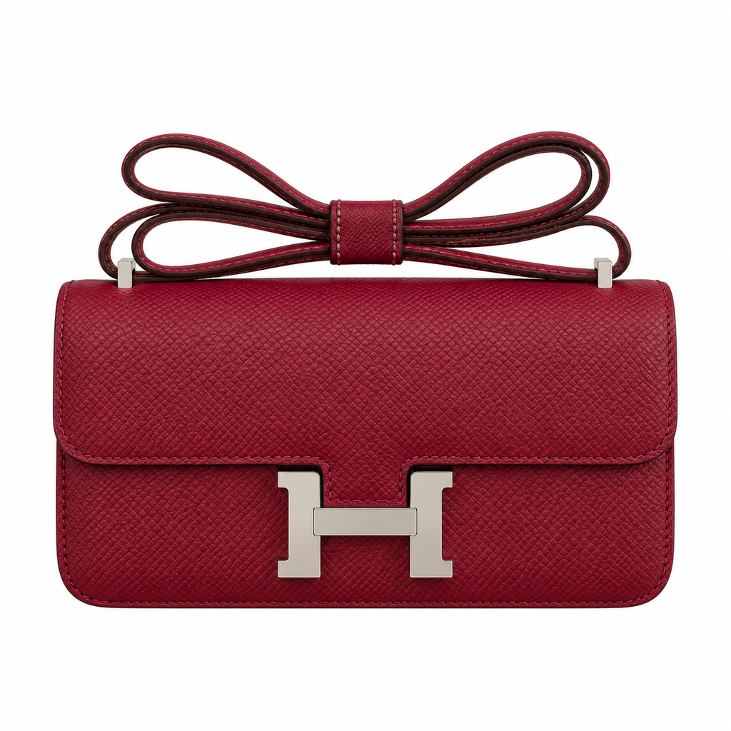 Hermès Constance 26 Rouge Grenat Epsom Palladium HW
